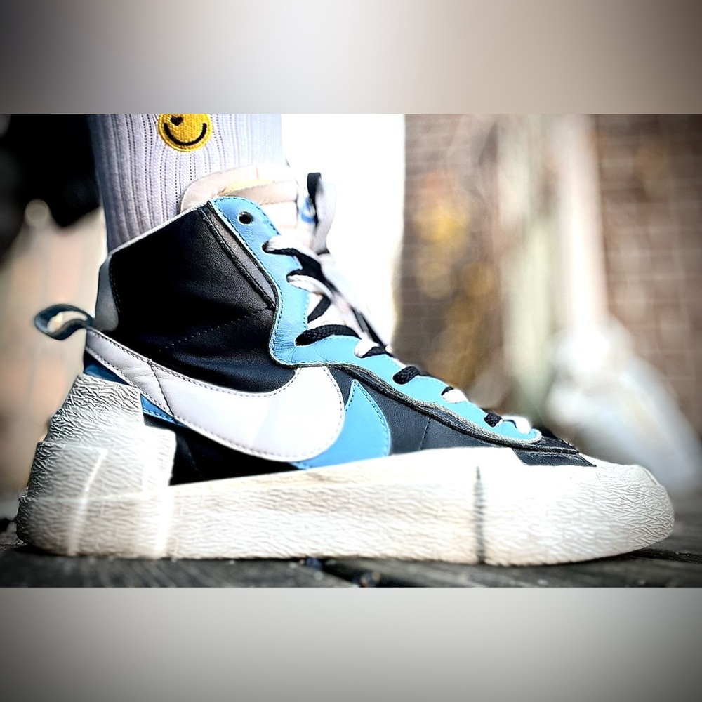 Nike Blazer Mid - Sacai White Black Legend Blue